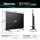 Телевізор HISENSE 43E7Q PRO, фото 2