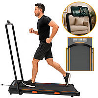 Уцінка Бігова доріжка 10 км/год, до 110 кг, Bluetooth, регульований нахил, пульт, з дугою, Складна Fitonix Оригінал