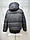 Пуховик жіночий оверсайз 42-48 кольору міксом, фото 2