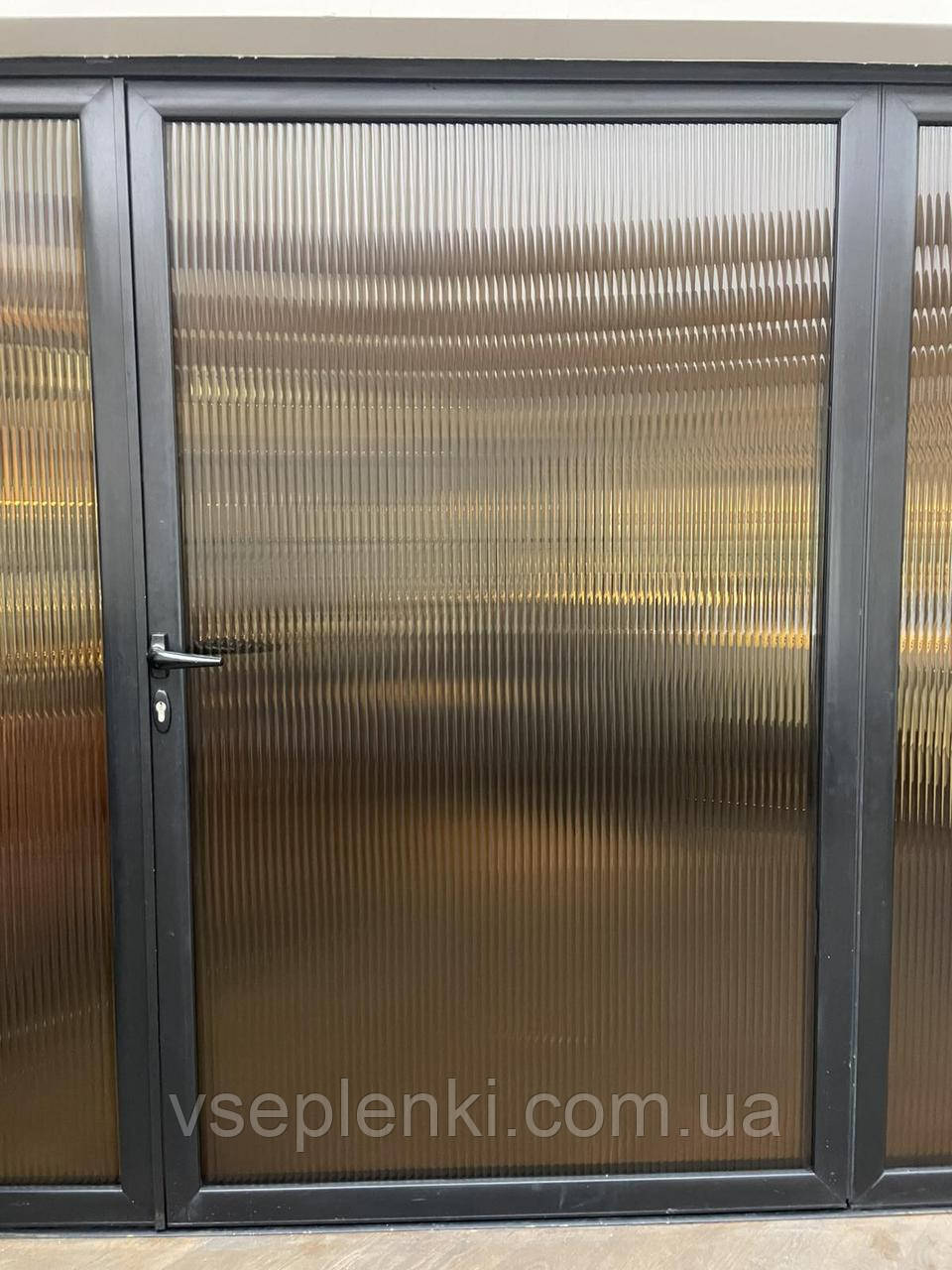 Декоративна бронзова плівка під флутс скло (ширина 1,52), фото 1