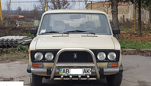 Передній захист бамперу на Ваз 2106