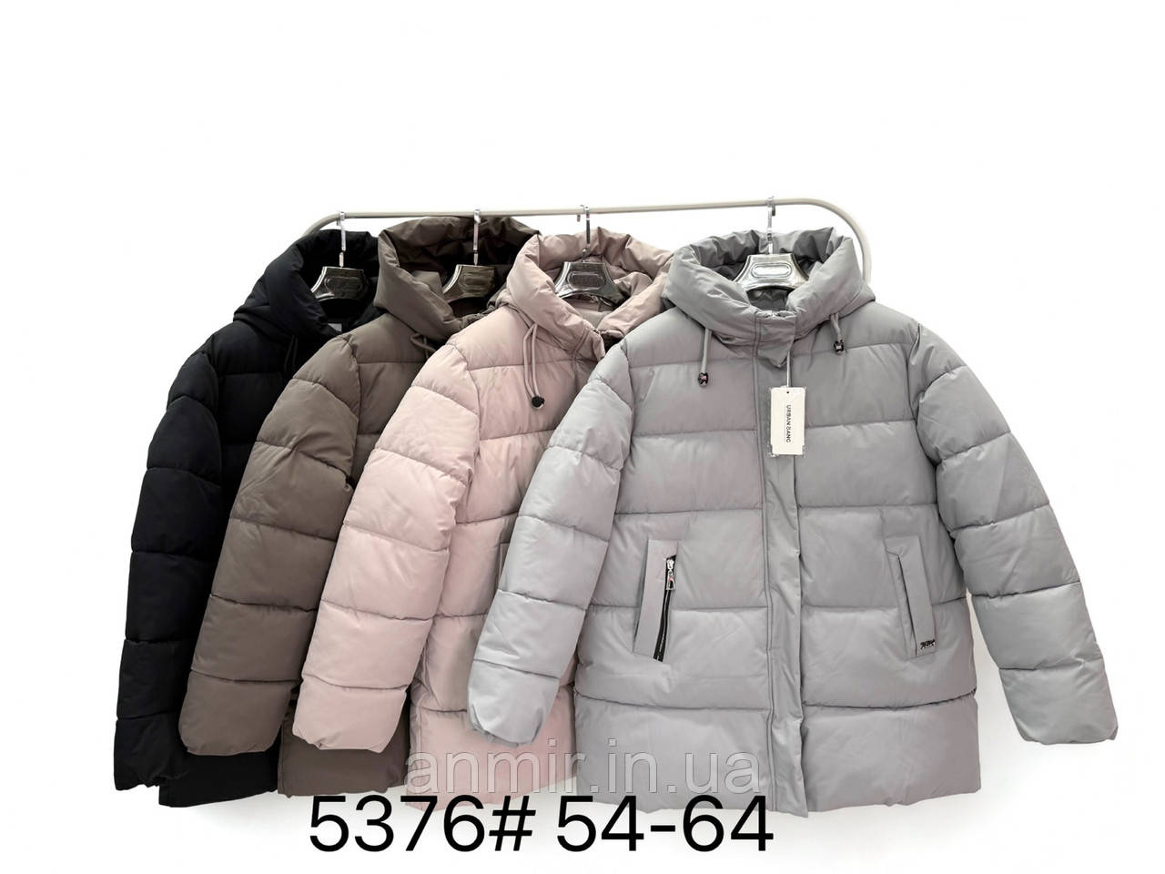 Пальто жіноче з капюшоном зимове 54-64 колір уточнюйте під час замовлення