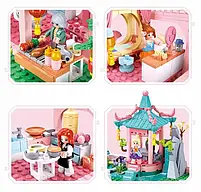 Конструктор M38-B1116 будиночок (вілла), 1092 деталі, фігурки, в коробці, 62-42,5-9см, фото 2