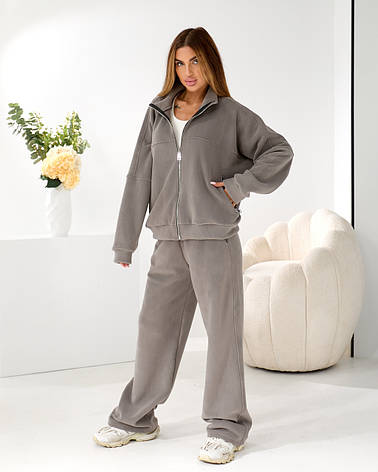 Жіночий теплий костюм кофта та штани, фото 1