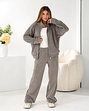 Жіночий теплий костюм кофта та штани, фото 2