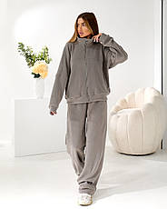 Жіночий теплий костюм кофта та штани, фото 3