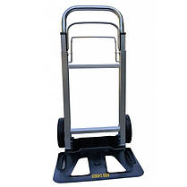 Візок складаний ручний алюмінієвий платформний складський Siker HT1011, фото 4