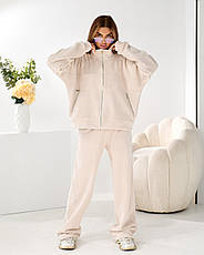 Жіночий теплий костюм кофта та штани, фото 4