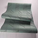 Шпалери вінілові 0.53 × 10.05 м Marburg 11503, зелені для спальні, вітальні, кухні, коридору, фото 3