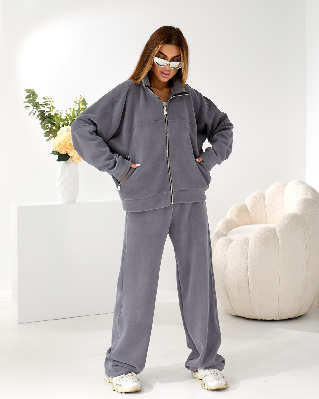 Жіночий теплий костюм кофта та штани