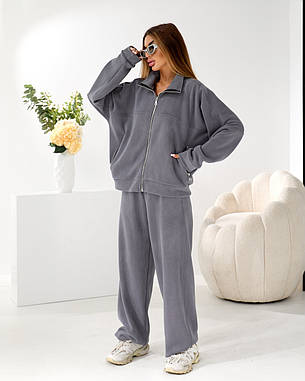 Жіночий теплий костюм кофта та штани, фото 2