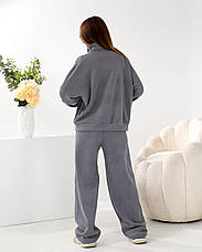 Жіночий теплий костюм кофта та штани, фото 3