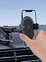 Автомобільний тримач для телефону S170 універсальне кріплення з обертанням 360° та висувною штангою, фото 2