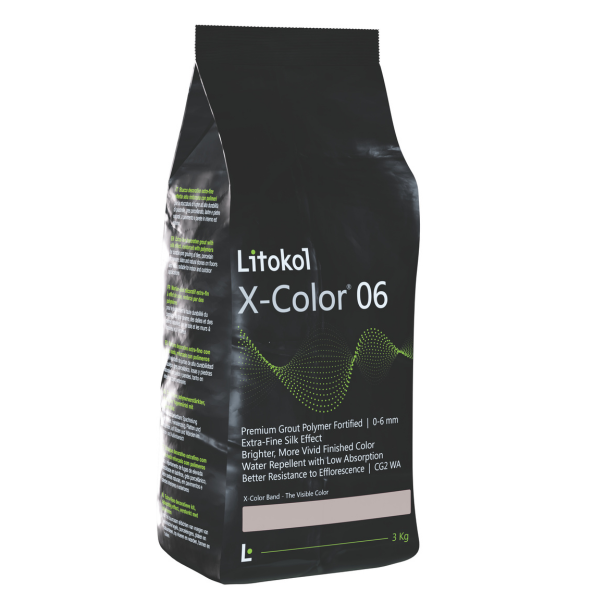 Затирка для швів Litokol X-Color 0-6 20 кг 02 Sabbia Bianca, фото 1