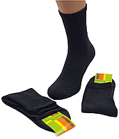 Чоловічі шкарпетки з махровою стопою Krokus - 17.50 грн./пара (чорні)