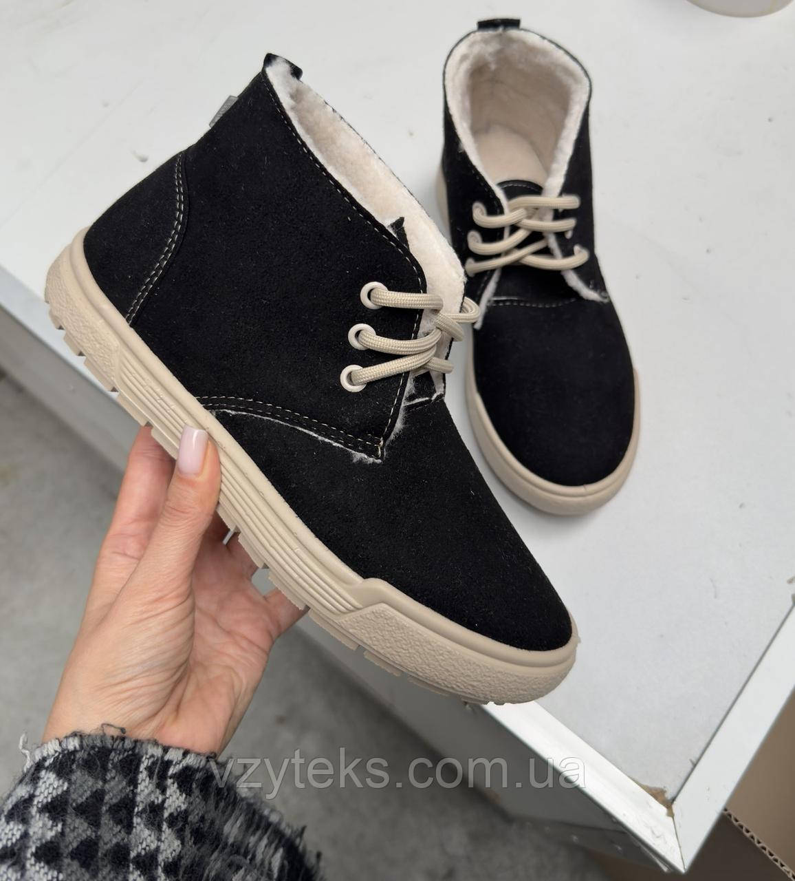 Напівчоботи жіночі замшеві Літма, фото 1