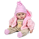 Дитяча лялька-пупс GD 0004 I UA музична Грайливий малюк в рожевій кофтинці, фото 2