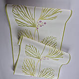 Шпалери вінілові 0.53 × 10.05 м Marburg 51522, біло-салатові для спальні, вітальні, кухні, коридору, фото 3