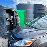 Резервуар пластиковий Metria 5000 літрів (5 куб) для дизельного палива, фото 6