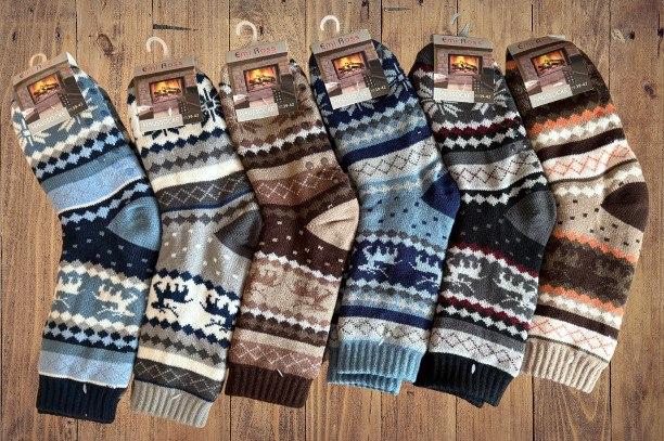 Шкарпетки шерстяні на хутрі чоловічі