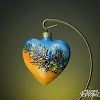 Ялинкова іграшка "Серце України", ТМ Різдвяні Історії, 4820001165661