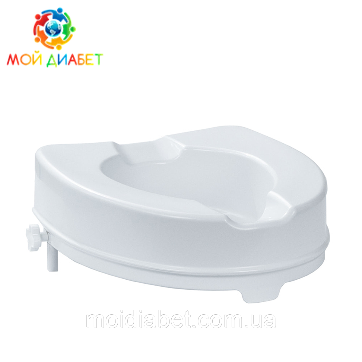 Високе туалетне сидіння King 10 см, без кришки KING-10-00, фото 1