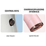 Компактний бездротовий фен для сушіння та укладання волосся потужністю 500 Вт акумуляторний, фото 3