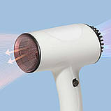 Компактний бездротовий фен для сушіння та укладання волосся потужністю 500 Вт акумуляторний, фото 5
