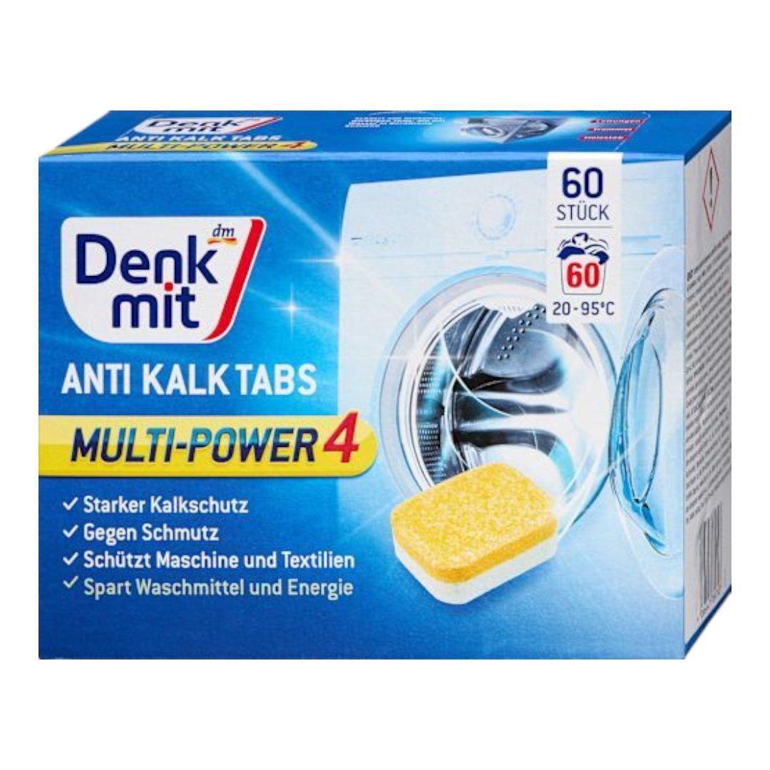 Таблетки Denkmit проти накипу для пральної машини Multi-Power 4, фото 1