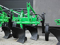 Плуг 2 по 20 см навісний двокорпусний (висока стійка 52 см, посилена рама 100), фото 2