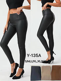 Лосини жіночі шкірзам оптом, S/M-XL/2XL рр., арт. Si-Y-135A