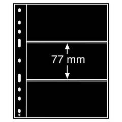 Лист до альбому Leuchtturm, OPTIMA, 2x3 кишень по 180 x 77 мм, чорний 3S