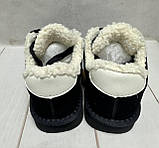 Зимові дитячі кросівки натуральний замш Itts 32-36 чорний, фото 7