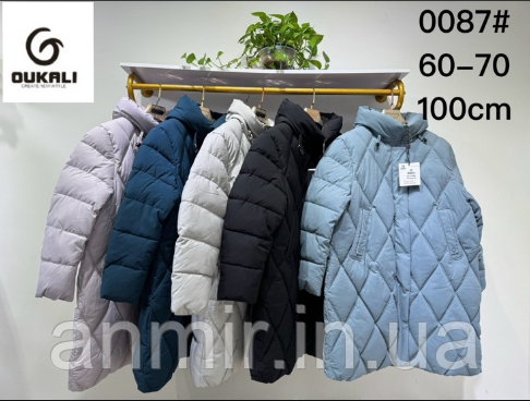 Куртка зимова жіноча подовжена 60-70 колір уточнюйте під час замовлення