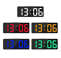 Годинник Deepfox DS-6628 LED цифровий електронний настільний Будильник Дата Температура 15.5 х 6.3см, фото 7