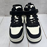 Зимові дитячі кросівки на овчині  Bessky 32-37 чорний, фото 6