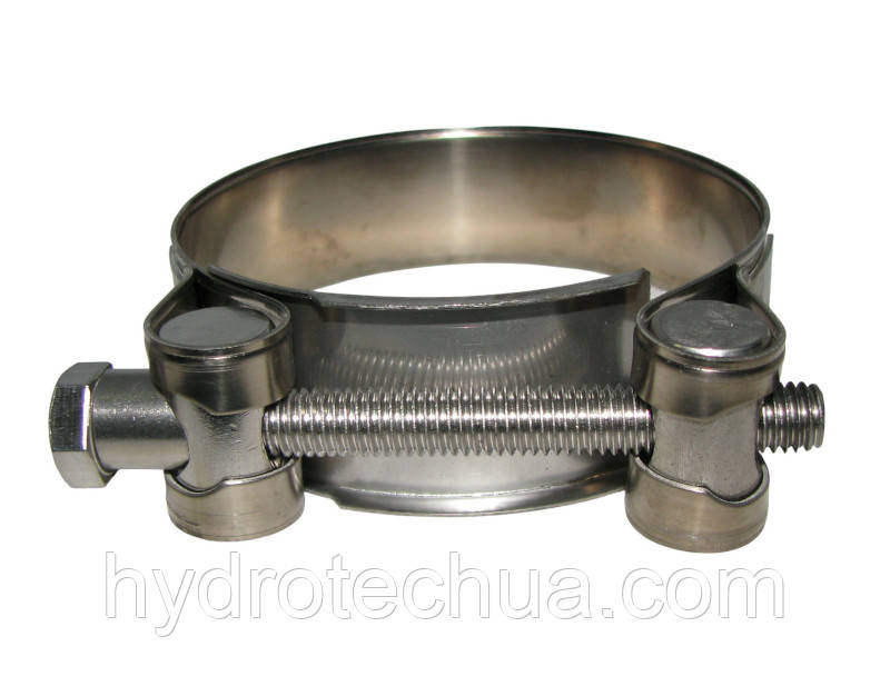 Хомут 68-73 W4 силовий нержавіючий HYDRO TECH
