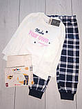 Дитяча піжама на дівчинку (штани фланель) р.98-104, фото 2