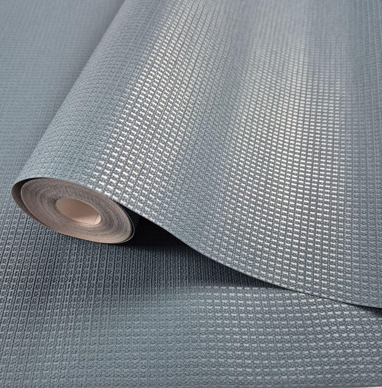 Шпалери вінілові 0.53 × 10.05 м Marburg 30835, темно-бірюзові для спальні, вітальні, кухні, коридору, фото 1