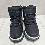 Зимові дитячі черевики Clibee на овчині чорні 32-37, фото 7