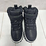 Зимові дитячі черевики Clibee на овчині чорні 32-37, фото 6