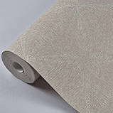 Шпалери вінілові 0.53 × 10.05 м Marburg 30830, бежеві з візерунком для спальні, вітальні, коридору, фото 2