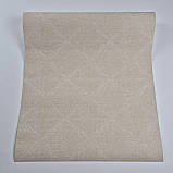 Шпалери вінілові 0.53 × 10.05 м Marburg 30830, бежеві з візерунком для спальні, вітальні, коридору, фото 3