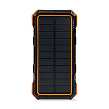 УМБ PowerBank із сонячною панеллю, повербанк КВАНТ SC26/3 20000mAh + 3 panels, фото 5