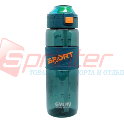 Пляшка для води 800 мл. YY-693-Зелена, фото 1