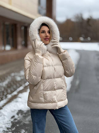 Елегантна жіноча зимова куртка К-362 р-ри 42–54, фото 2