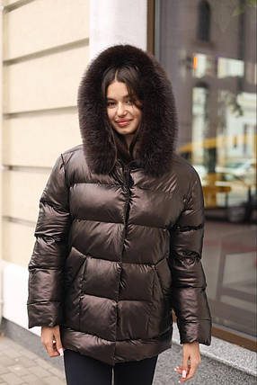 Елегантна жіноча зимова куртка К-362 р-ри 42–54, фото 3