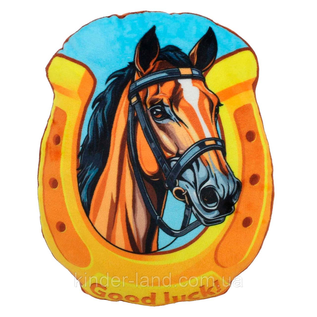 М’яка подушка "підкова", 28 см, (символ 2026 року)