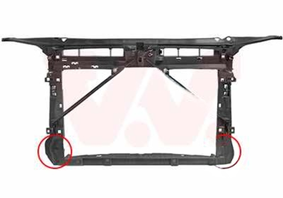 Панель передня Skoda Octavia 12-20 (Van Wezel) 7624678