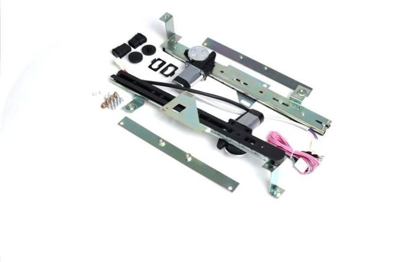 Склопідіймач ВАЗ 21213, 21214 електричний рейковий (передні двері, комплект) (DECARO) 21213-6104020